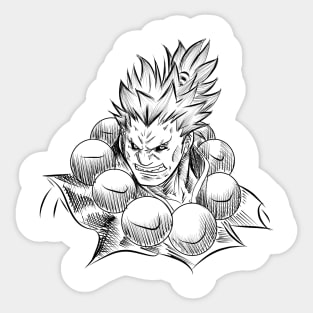 akuma the street fighter Sticker